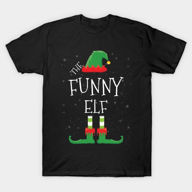 FUNNY Elf Family Matching Christmas Group Funny Gift T-Shirt by tabaojohnny